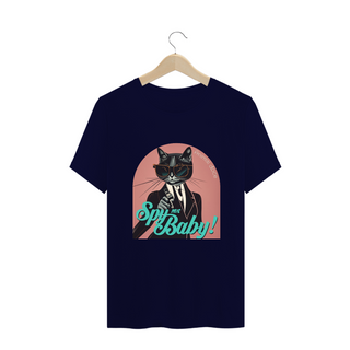 Nome do produtoCAMISETA T-SHIRT PLUS SIZE CAT, SPY ME BABY