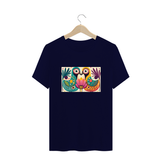 Nome do produtoCAMISETA T-SHIRT PLUS SIZE, COLORFUL BIRDS