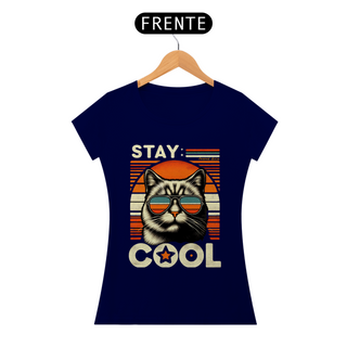 Nome do produtoCAMISETA BABY LONG QUALITY CAT, STAY COOL