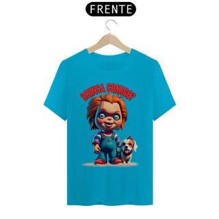 Nome do produtoCAMISETA T-SHIRT CLASSIC DOG, LINHA FILME CHUCKY BRINCA COMIGO