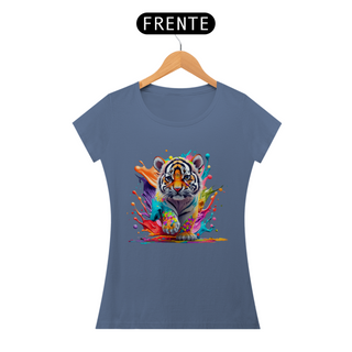 Nome do produtoCAMISETA BABY LONG ESTONADA, COLORFUL TIGER