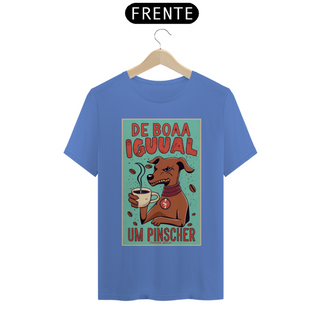 Nome do produtoCAMISETA T-SHIRT ESTONADA, DOG DE BOA IGUAL UM PINSCHER 