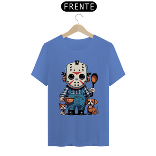 Nome do produtoCAMISETA T-SHIRT ESTONADA PETS, LINHA FILME VERSÃO FOFINHA JASON 