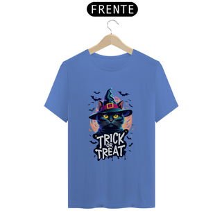 Nome do produtoCAMISETA T-SHIRT ESTONADA, BLACK CAT TRICK OR TREAT