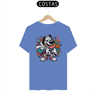 Nome do produtoCAMISETA T-SHIRT ESTONADA COSTAS, DOG DÁLMATA 