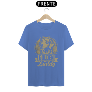 Nome do produtoCAMISETA T-SHIRT ESTONADA DOG, GOLDEN BUDDY