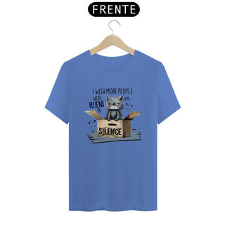 Nome do produtoCAMISETA T-SHIRT ESTONADA, CAT SILENCE