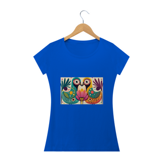 Nome do produtoCAMISERA BABY LONG CLASSIC, COLORFUL BIRDS