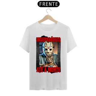 Nome do produtoCAMISETA T-SHIRT PRIME, CAT JASON INSEPARAVEIS ATE A MORTE SEXTA FEIRA 13