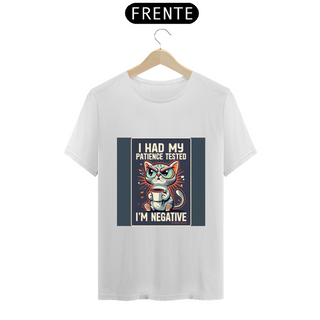 Nome do produtoCAMISETA T-SHIRT PRIME CAT, I HAD MY PATIENCE TESTED