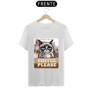 Nome do produtoCAMISETA T-SHIRT PRIME CAT, COFFEE PLEASE