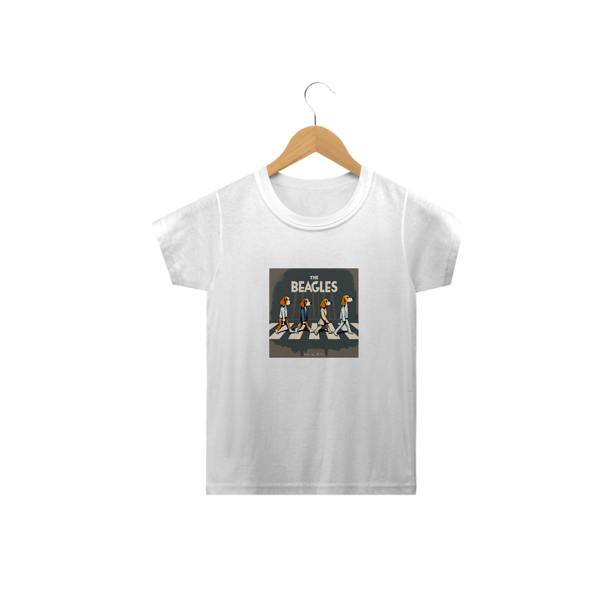 Nome do produto: CAMISETA CLASSIC INFANTIL, DOG THE BEAGLES CAPA DISCO-2 A 14 ANOS