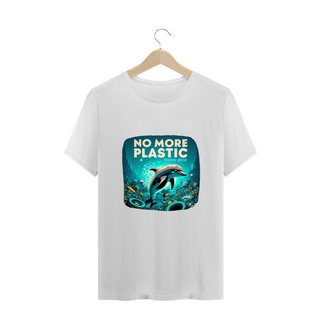 Nome do produtoCAMISETA T-SHIRT PLUS SIZE, DOLPHIN NO MORE PLASTIC 