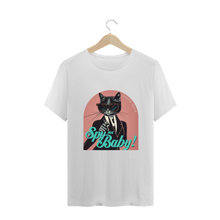 Nome do produtoCAMISETA T-SHIRT PLUS SIZE CAT, SPY ME BABY