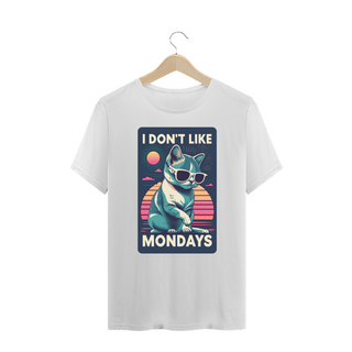 Nome do produtoCAMISETA T-SHIRT PLUS SIZE CAT, I DON'T LIKE MONDAYS