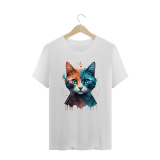 Nome do produtoCAMISETA T-SHIRT PLUS SIZE, COLORFUL CAT