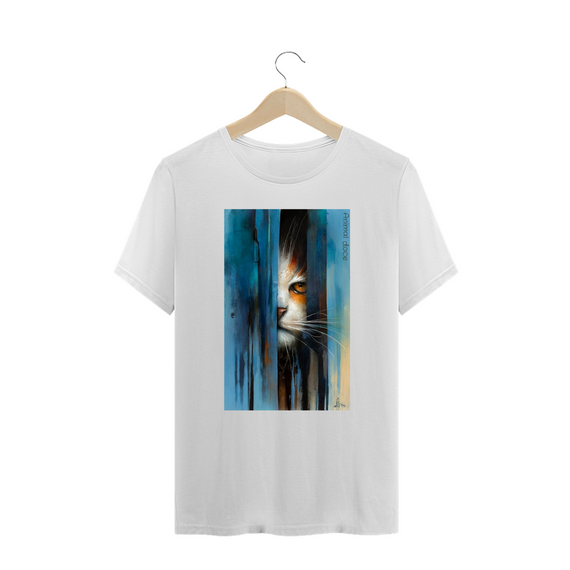 CAMISETA T-SHIRT PLUS SIZE, MYSTERIOUS CAT