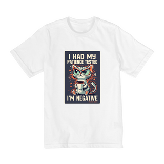 Nome do produtoCAMISETA QUALITY INFANTIL CAT, I HAD MY PATIENCE TESTED-2 A 8 ANOS