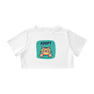 Nome do produtoCAMISA CROPPED, ADOPT CAT