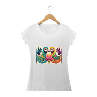 Nome do produtoCAMISETA BABY LONG PRIME, COLORFUL BIRDS