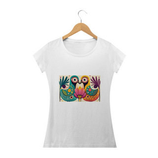CAMISERA BABY LONG CLASSIC, COLORFUL BIRDS