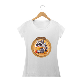 Nome do produtoCAMISETA BABY LONG QUALITY, RACOON