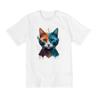 Nome do produtoCAMISETA QUALITY INFANTIL,COLORFUL CAT-2 A 8 ANOS