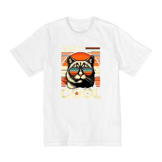 Nome do produtoCAMISETA QUALITY INFANTIL CAT, STAY COOL-10 A 14 ANOS