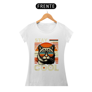 Nome do produtoCAMISETA BABY LONG QUALITY CAT, STAY COOL