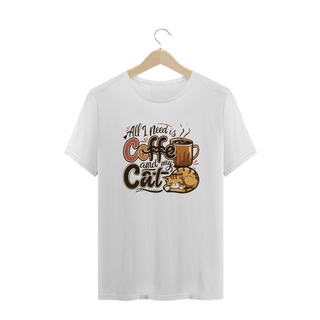 Nome do produtoCAMISETA T-SHIRT PLUS SIZE, CAT COFFEE