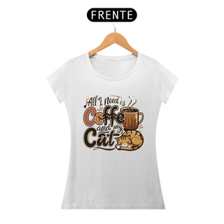 Nome do produtoCAMISETA BABY LONG PRIME, CAT COFFEE