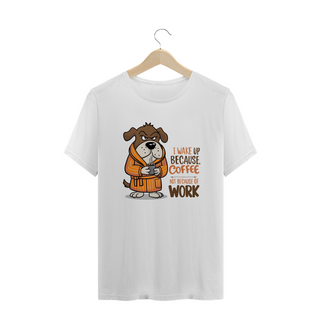 Nome do produtoCAMISETA T-SHIRT PLUS SIZE, DOG COFFEE