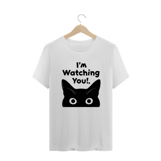 Nome do produtoCAMISETA T-SHIRT PLUS SIZE CAT, I´M WATCHING YOU