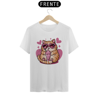 Nome do produtoCAMISETA T-SHIRT PIMA, CAT LOVE