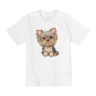 Nome do produtoCAMISETA QUALITY INFANTIL, DOG YORKSHIRE-10A14 ANOS