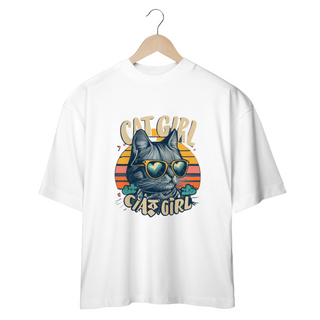 Nome do produtoCAMISETA OVERSIZED, CAT GIRL