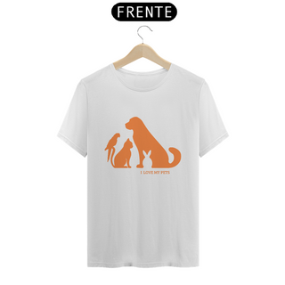 Nome do produtoCAMISETA T-SHIRT PRIME, I LOVE MY PETS