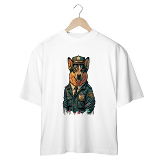 CAMISETA OVERSIZED, DOG PASTOR 