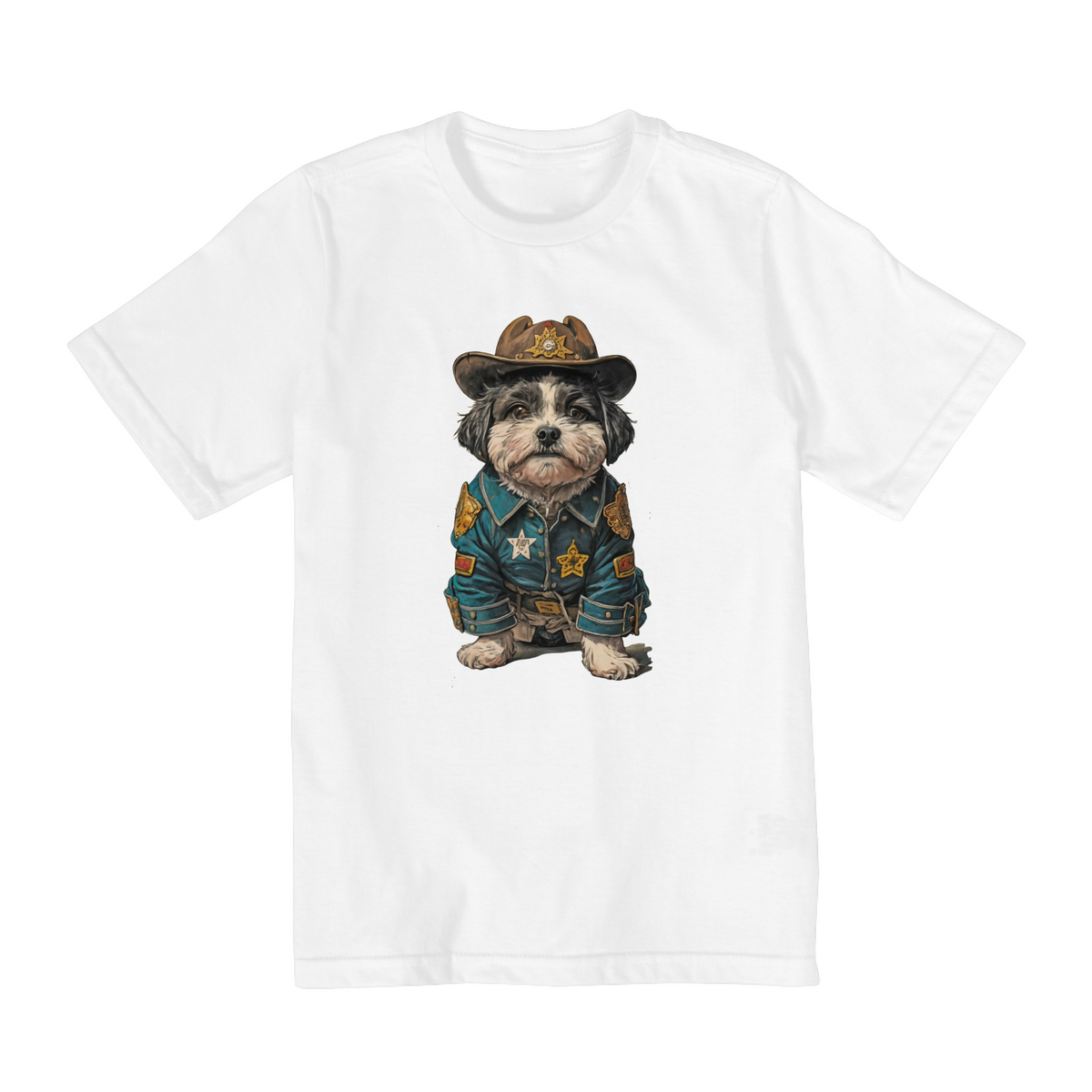 Nome do produto: CAMISETA QUALITY INFANTIL DOG CHEETOS XERIFE-2 A 8 ANOS