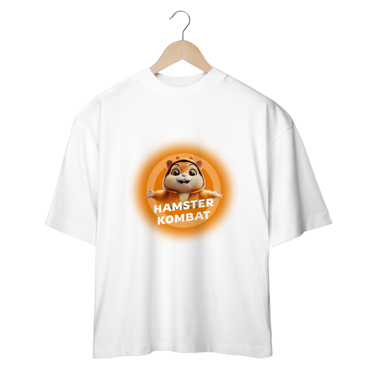 Nome do produto: CAMISETA OVERSIZED, HAMSTER KOMBAT-1