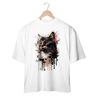 Nome do produtoCAMISETA OVERSIZED, CAT COLOR