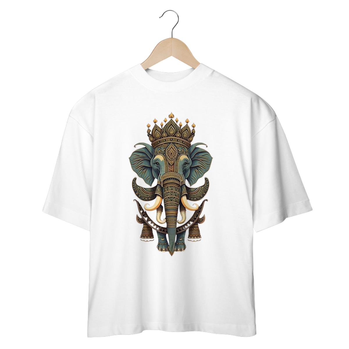 Nome do produto: CAMISETA OVERSIZED, ELEPHANT