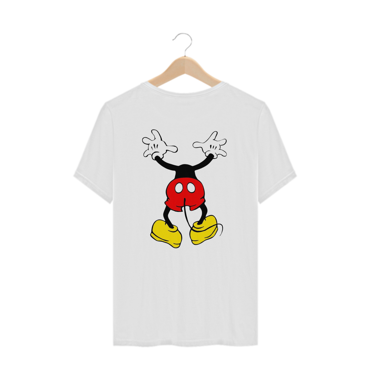 Nome do produto: CAMISETA T-SHIRT PLUS SIZE COSTAS, MICKEY MOUSE