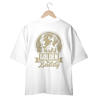 CAMISETA OVERSIZED COSTAS DOG, GOLDEN BUDDY