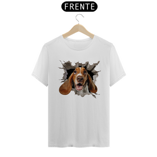 Nome do produtoCAMISETA T-SHIRT PRIME, ESTILO 3D DOG BASSET HOUND