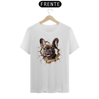 Nome do produtoCAMISETA T-SHIRT PRIME, ESTILO 3D DOG BULDOGUE FRANCÊS  