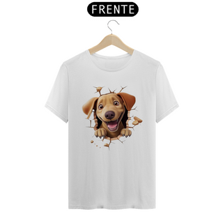 Nome do produtoCAMISETA T-SHIRT PRIME, ESTILO 3D DOG CARAMELO