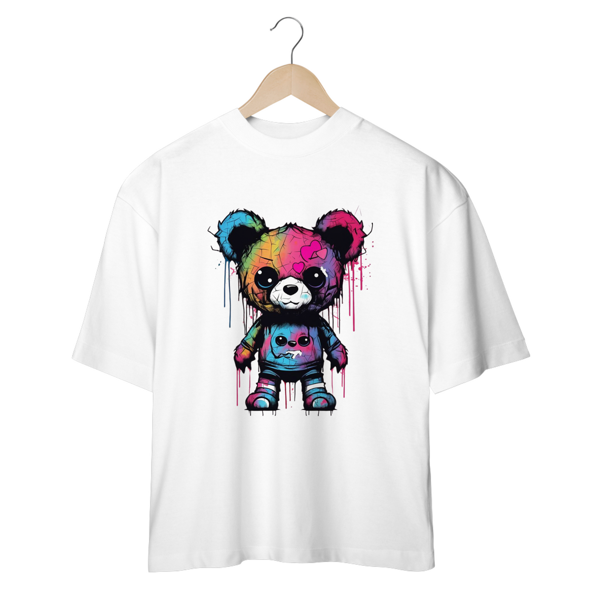 Nome do produto: CAMISETA OVERSIZED, EMO BEAR