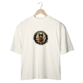 Nome do produtoCAMISETA OVERSIZED, SAMURAI CAT