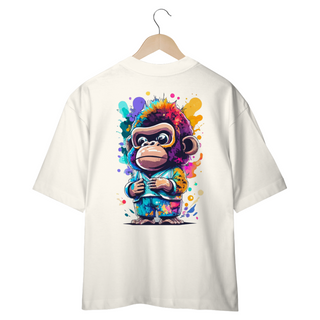 Nome do produtoCAMISETA OVERSIZED, COSTAS MONKEY